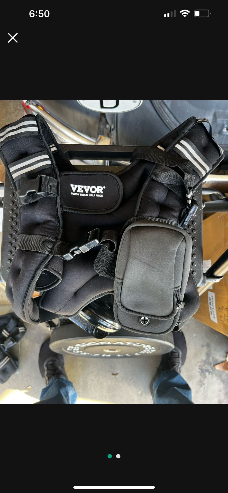 12 Lbs Weighted Vest With Cell Phone Case