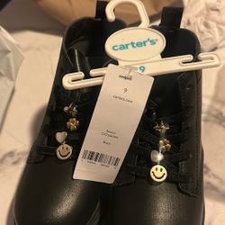 Carters Black Toddler Boots 