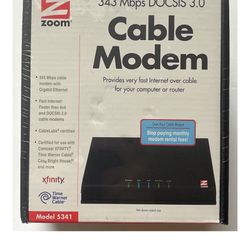  Zoom DOCSIS 3.0 Cable Modem (Model 5341) 