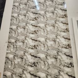 Peel And stick marble sheet roll
