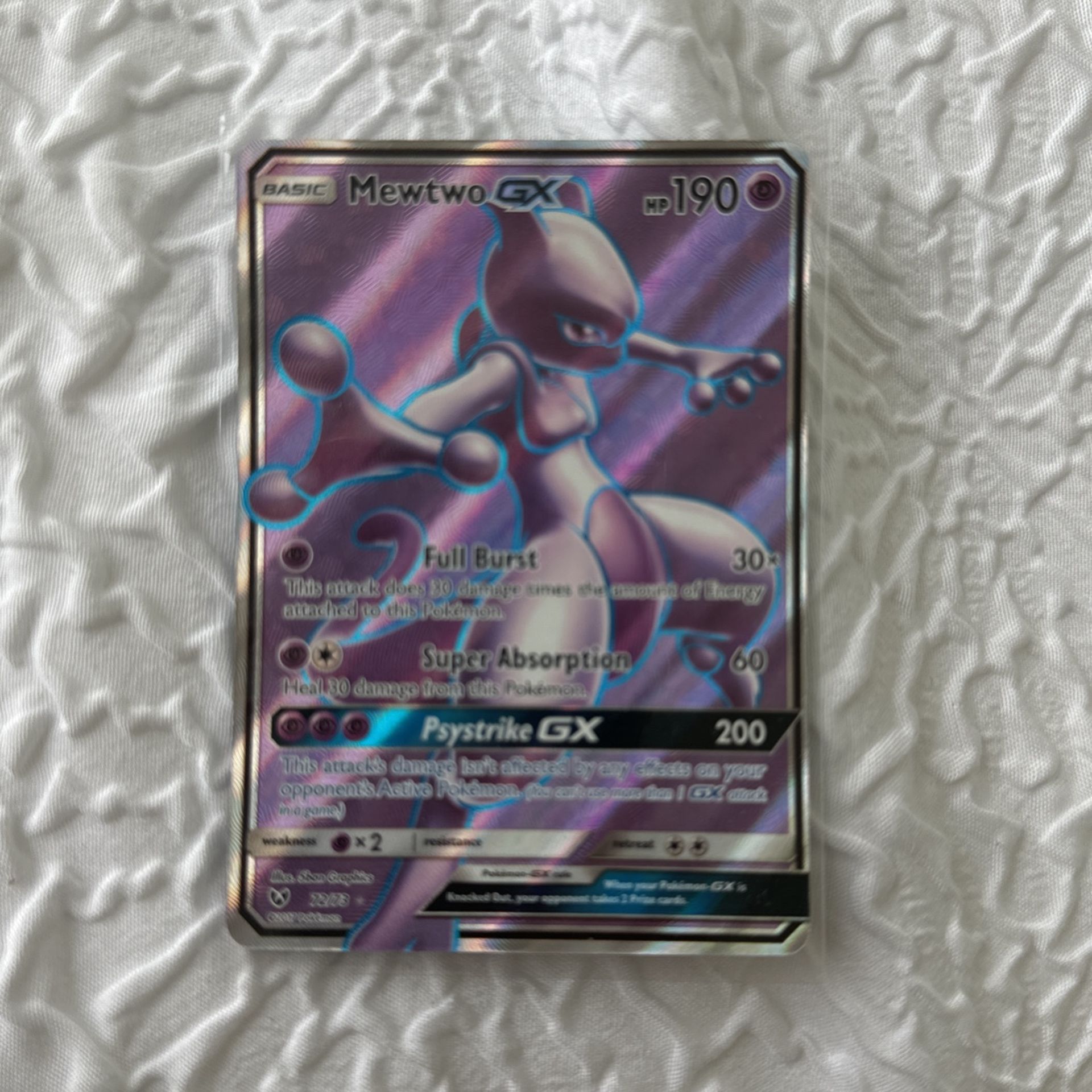 Pokemon Mewtwo GX 72 PSA MINT Ultra Rare