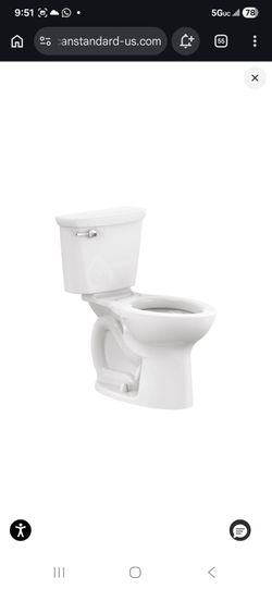 The American Standard Cadet PRO (Model: 3517F101.020) is a white, floor-mounted, elongated toilet bowl featuring a "Compact Right Height" 16.5-inch ri