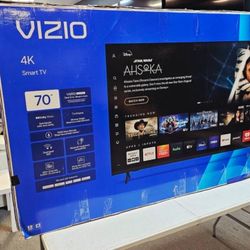 70 Tv Vizio Smart 4k Hdtv $55 Down On Finacing  Free Delivery. 