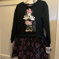 Bluey Minnie Mouse Dress Size 7/8 Little Girls 