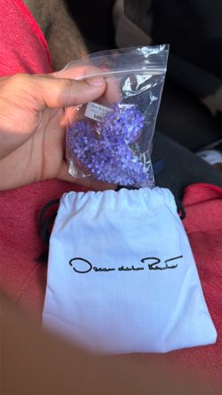 Oscar de la Renta Earrings - Lilac