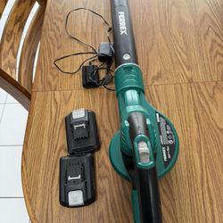 Ferrex Leaf Blower With 2 Batteries And Charger