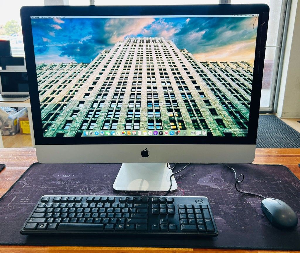 Apple iMac 27” 2013 3.2Ghz Core i5 16GB 1TB OS CATALINA CRACK SCREEN FULLY FUNCTIONAL
