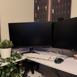 2 Monitors- Both 27inch 1- 244hz  , 2- 144hz