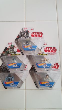 Star wars battle rollers by Hot Wheels