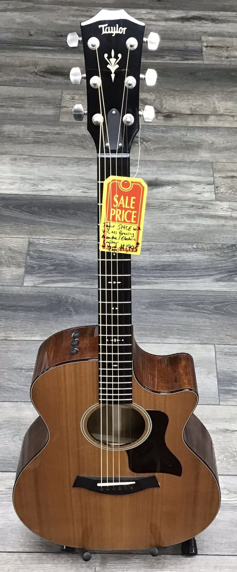 Taylor 514CE With V-Class Bracing Acoustic/ Electric Guitar W/ Hard Case