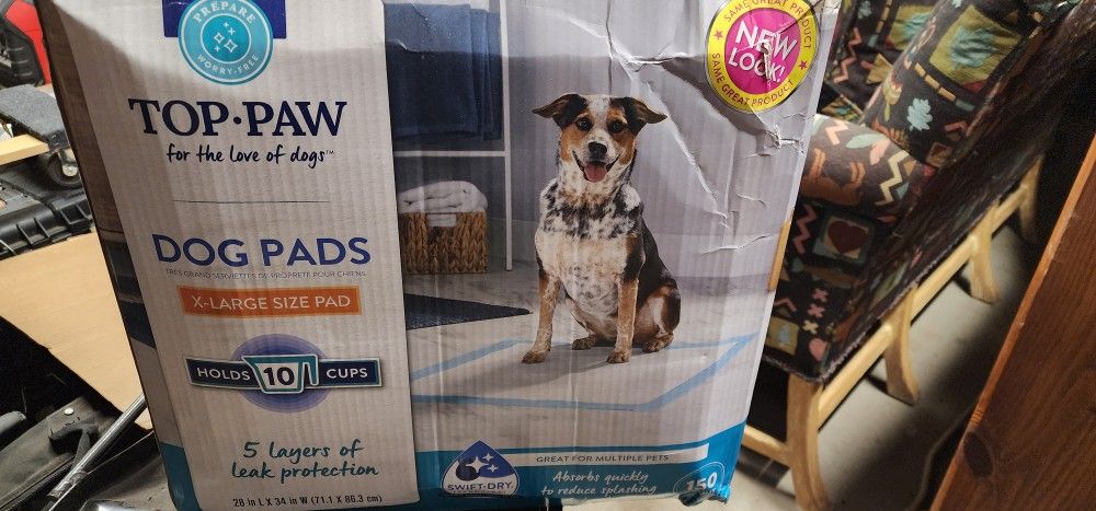 XL Dog Pads.