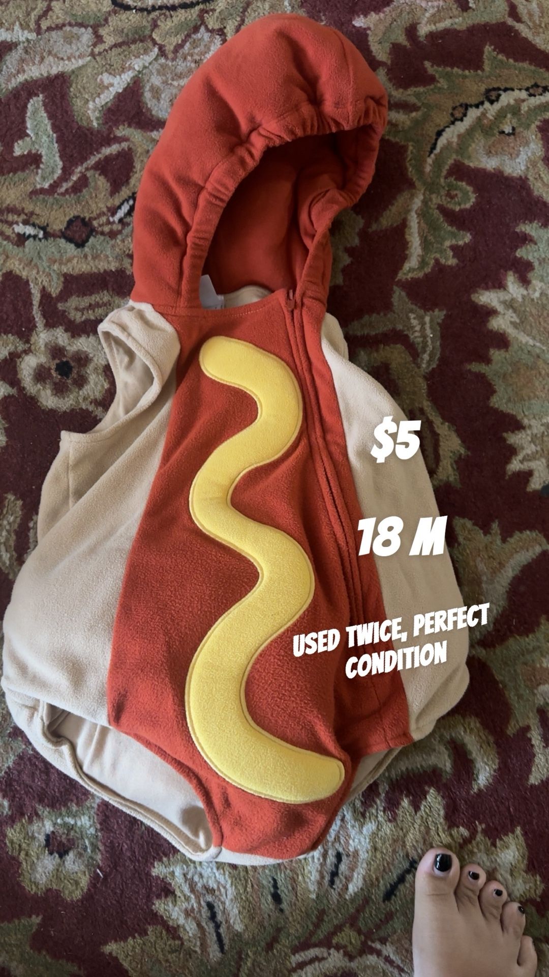 Baby Hot Dog Costume