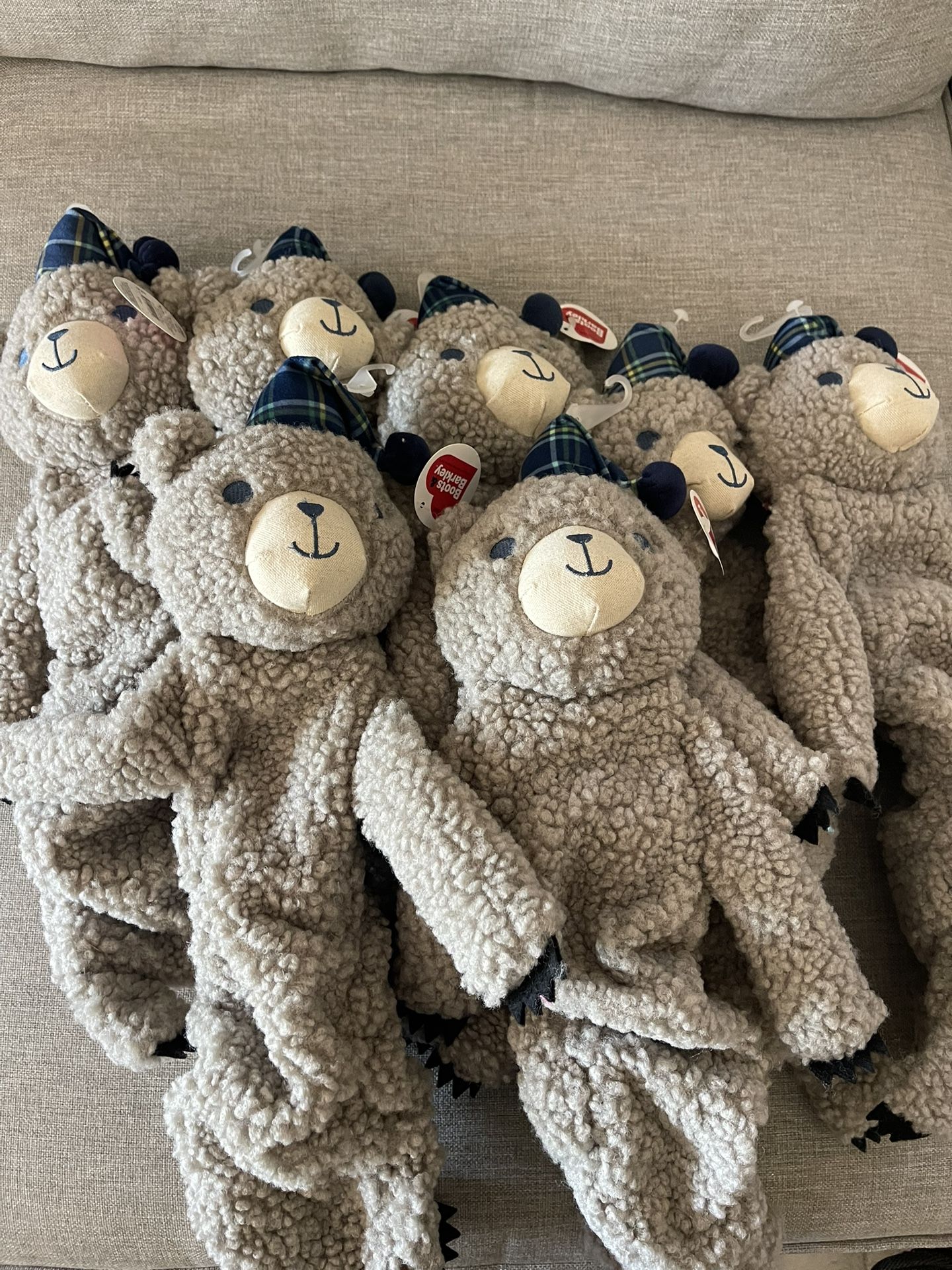 Crinkle Bear Dog Toys ($2 Each)