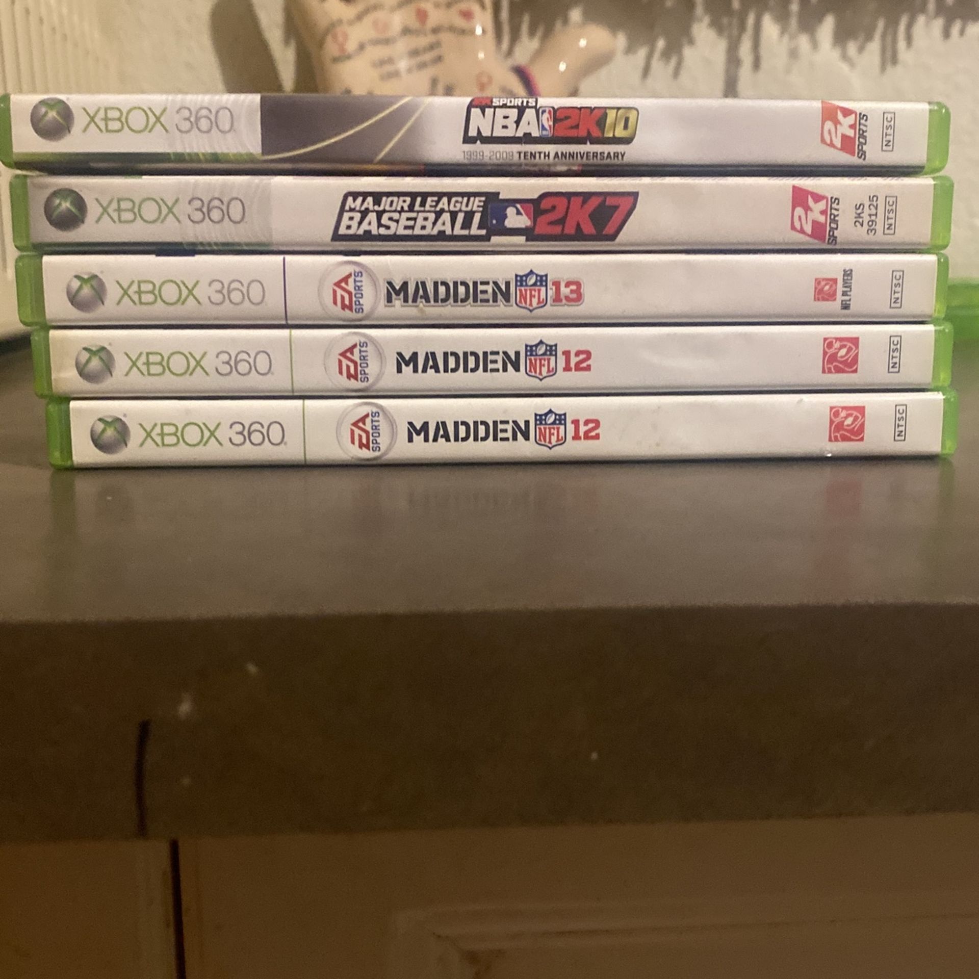 Xbox 360 Madden/ Baseball⚾️/ NBA