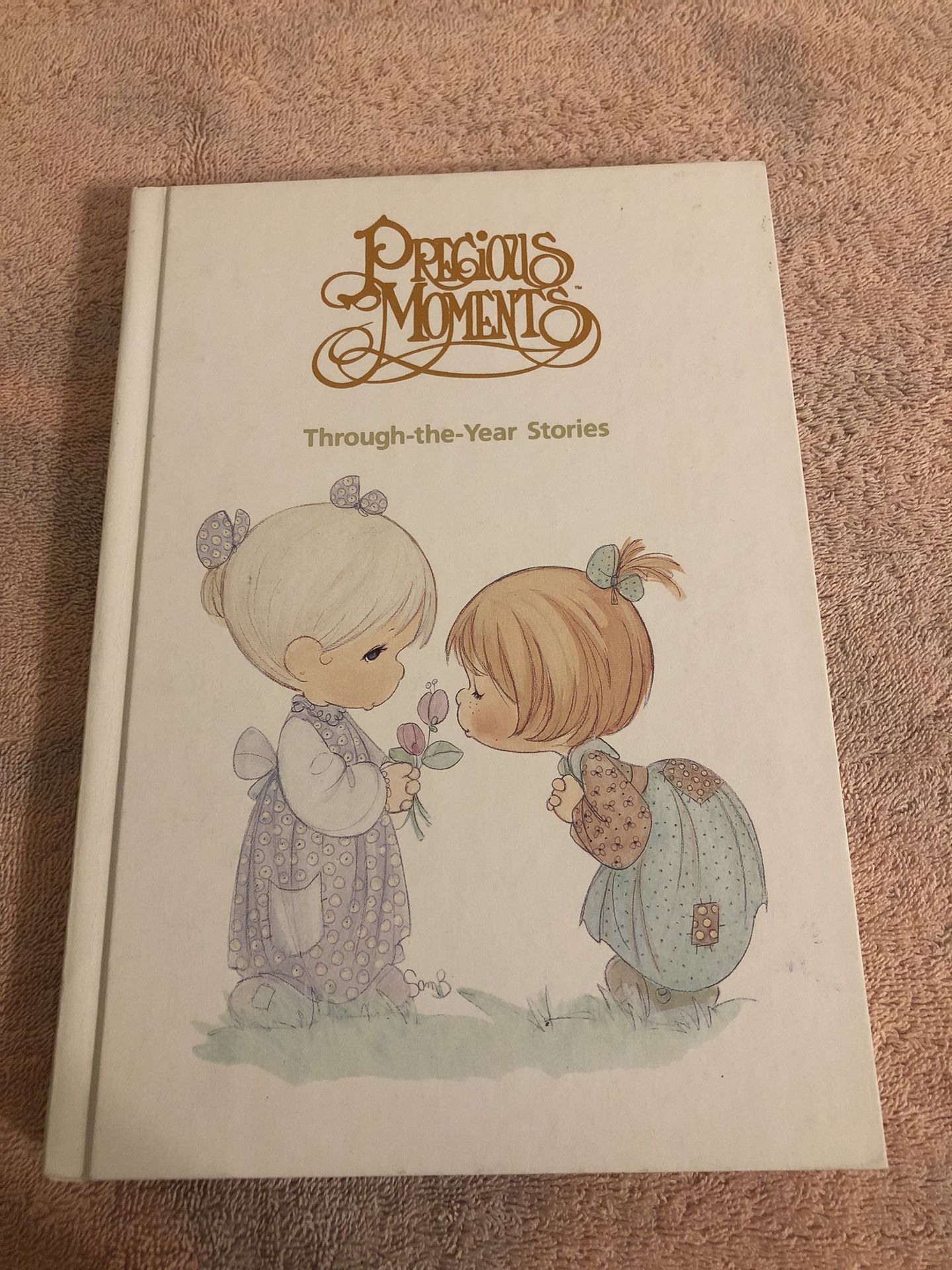 Vintage 1990 Precious Moments Through The Year Stories Hardcover