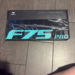 AULA F75 Pro Black Gradient Blue Reaper Switch Mechanical Keyboard 3in1 Swappab