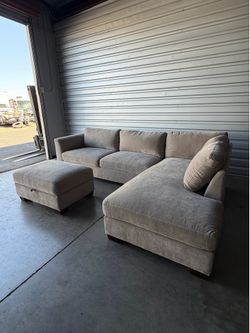 3-piece fabric sectional