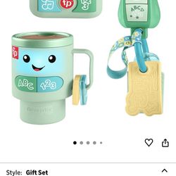 Fisher-Price Baby Toys Laugh & Learn Ready to Go Gift Set, 3 Electronic Learning Activities for Toddler Pretend Play Kids Ages 6+ Months (Amazon Exclu