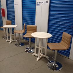 Each Set 2 Stools 1 Table $150 In Good Conditions 