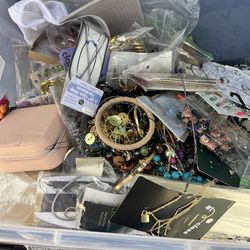 3 tubs of custom jewelry preloved