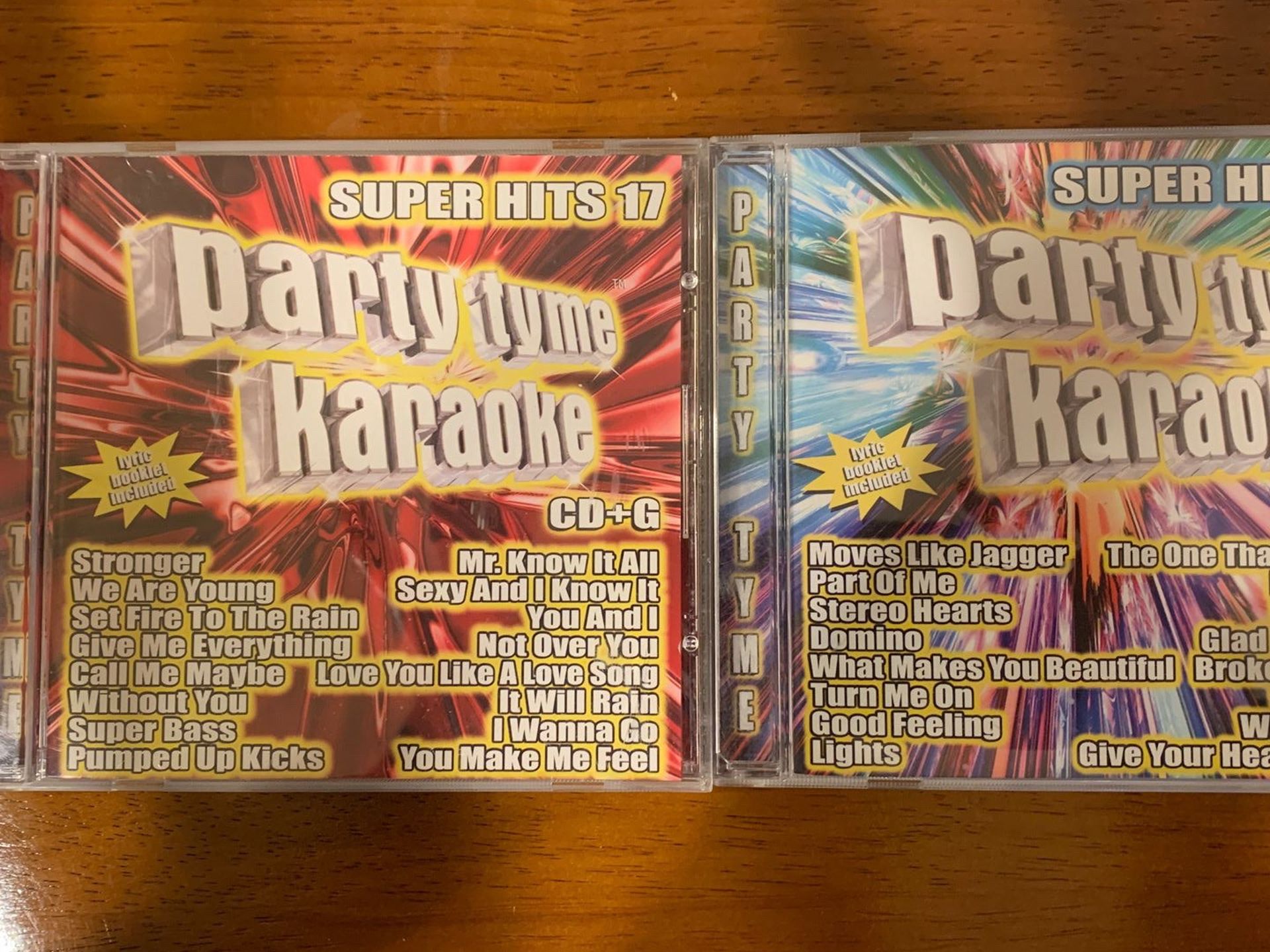 5Party tyme karaoke CD+G, lyric book included
