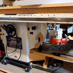 DELTA 10" Right Tilting Arbor Saw Grand Edition