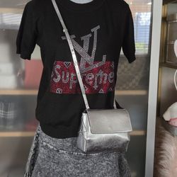 FRENCH CONNECTION
Mina Nina Silver Crossbody Bag