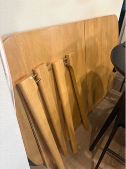 Walnut table for 6-8 people - $50 obo