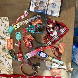 Dog Toys Clothes Leashes Collars Harnesses (72 Items)