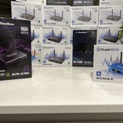 SuperBOX Super box S6 Models Max, Pro, Ultra, Supreme & Vsee Models V3 plus Vsee Elite ultra 8 wholesale available 