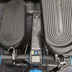 Merach mini-stepper with resistance bands like new