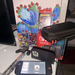 Nintendo Switch 2 W/ Games/ Case And Screen Protector 