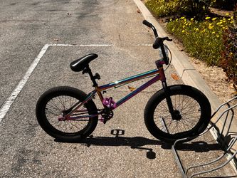 BMX Bike Oil Slick Rainbow Frame