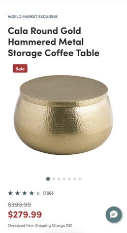 Round Gold Table