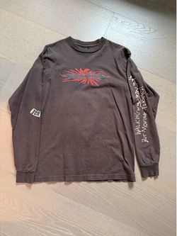 CACTUS JACK / TRAVIS SCOTT REVERSE JACK LONG SLEEVE T-SHIRT