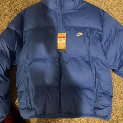 Blue Nike Puffer
