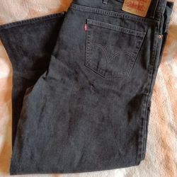 Men's Black Levi's 50x34