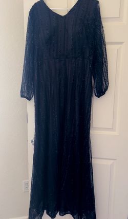 black sparkly dress