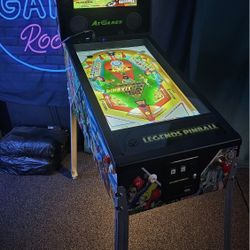 Retro Legends Virtual Pinball Machine With Over 750 Tables and Vertical Arcade Games 