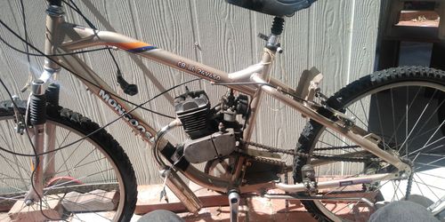 Mongoose CB AL gas powered mountain bike