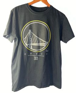 Fanatics Mens M Golden State Warriors #32 Stephen Curry Black SS Screenprint Tee