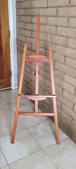 Wood A-Frame Display Easel - Natural Pine