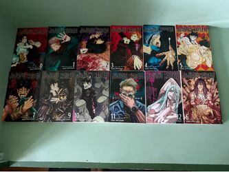 Jujutsu Kaisen Manga Set 1-12 (Missing 8 + READ DESC)