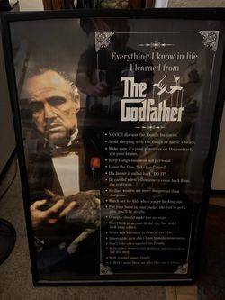 Godfather and Casino posters framed