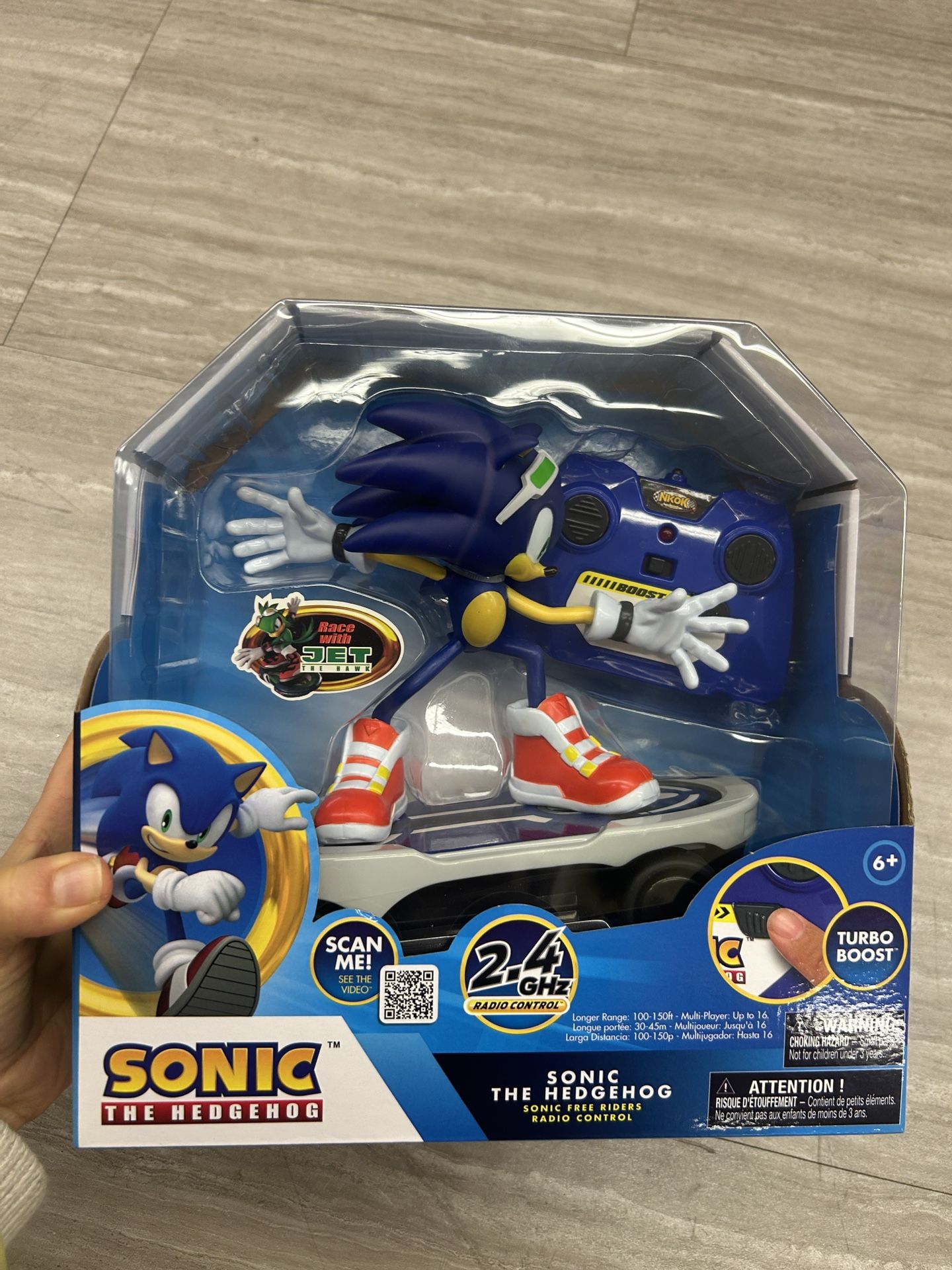 NWT Sonic the Hedgehog RC Toy