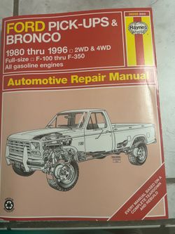 Ford Pick-Bronco Haynes #36058# {880} Manual