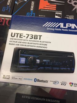 Alpine stereo Bluetooth
