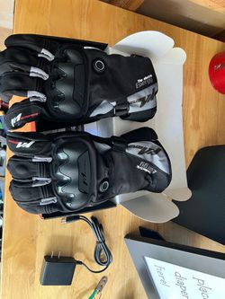 Large Heated motorcycle riding gloves, brand new