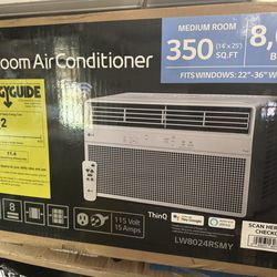 New LG Air Conditioner 8000 btu With Remote And WiFi.