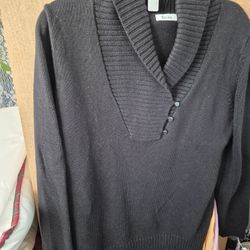 Liz & Co Shawl Collar Top